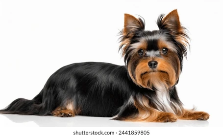 White Yorkshire terrier